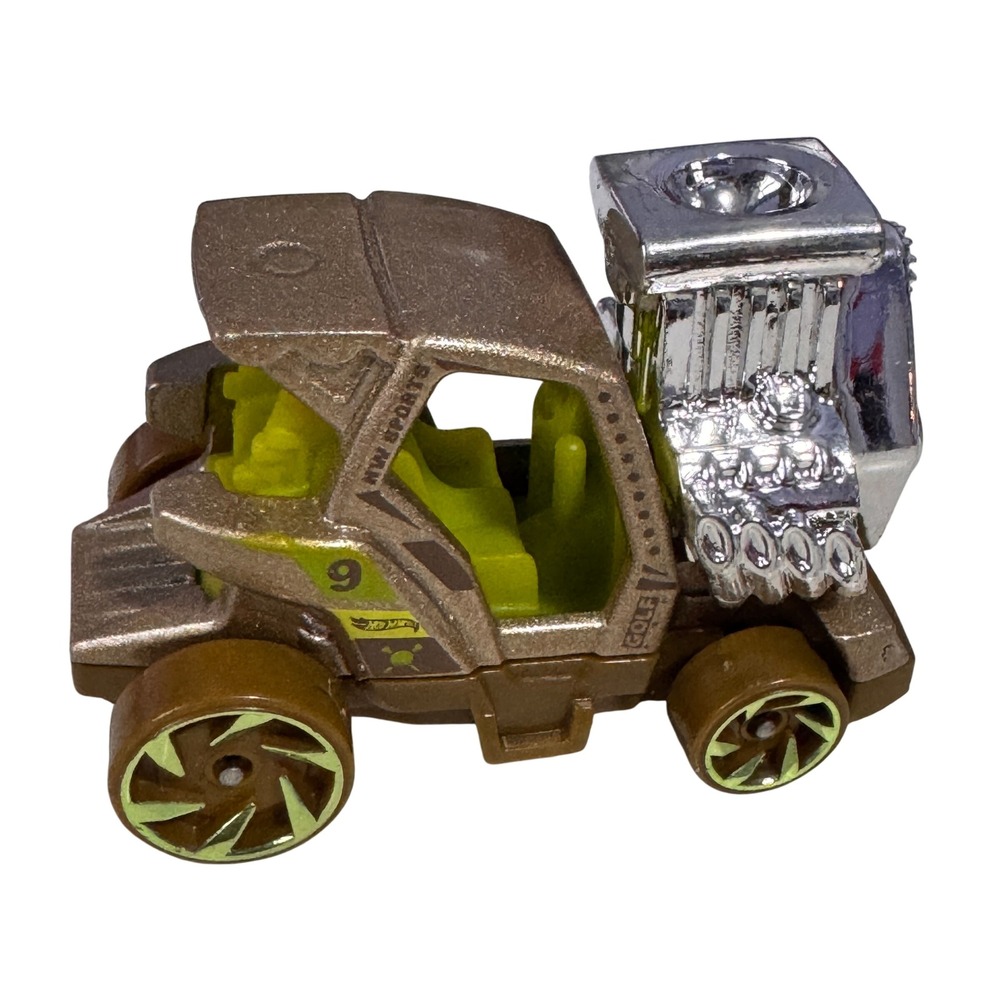 Hot Wheels Teed Off 2 Golf Cart Bronze‎ HW Sports 2014 Mattel Diecast Car S25